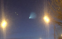 НЛО в небе над Тюменью оказалось обычной ракетой «Союз»: фото