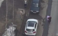 Видео, как голый мужчина бегает по Нижневартовску и лазит по деревьям, попало в сеть 