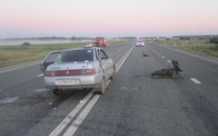 Мотоциклист устроил массовое ДТП с четырьмя пострадавшими на трассе Тюмень – Омск
