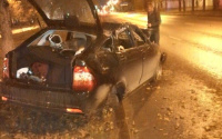  «Машина перевернулась три раза и упала на бок»: тюменец снял видео с ДТП на 50 лет Октября