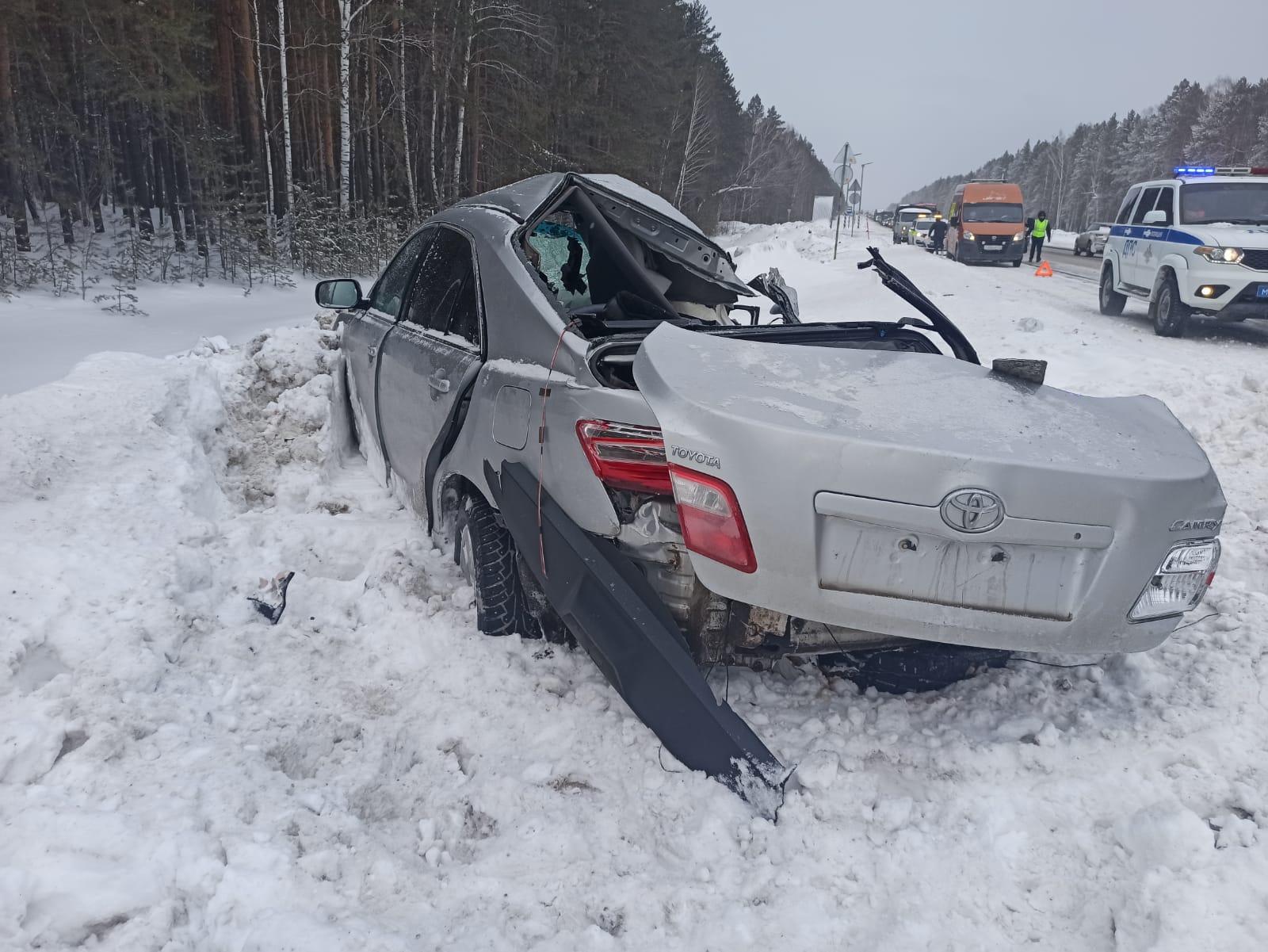 Авария на трассе Тюмень Омск 6 марта 2022