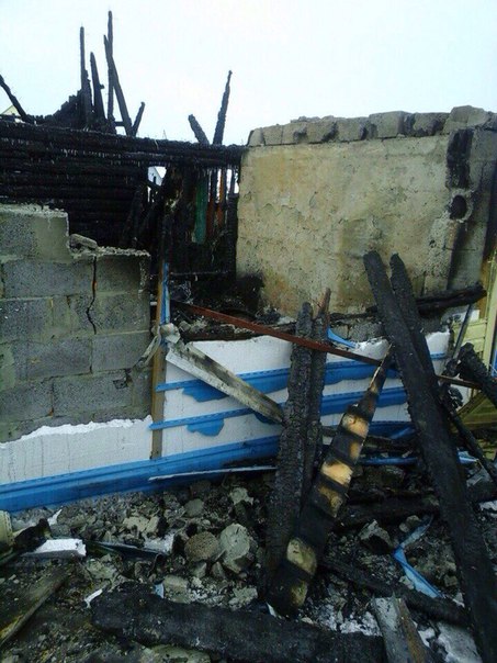 На тюменской даче произошел пожар: семья осталась на улице с детьми - 19 января 2016 года