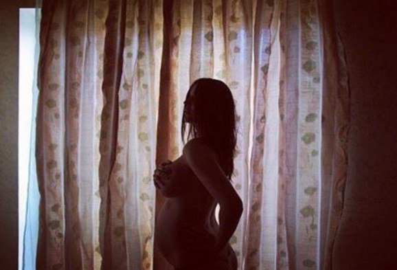 Голая Водонаева с беременным животом фото 