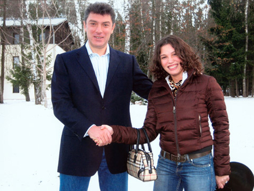 Борис Немцов с дочерью Жанной