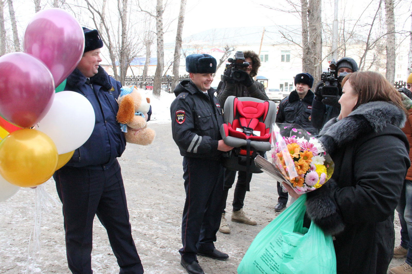 роды на посту ДПС в Тюмени