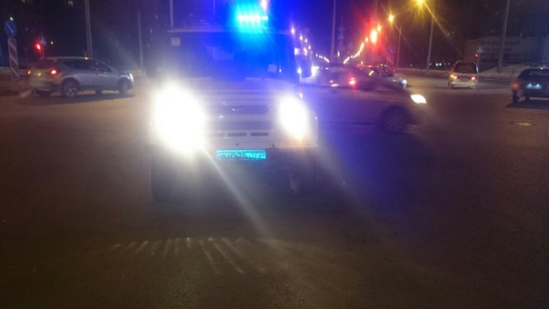 В Тюмени произошло ДТП с участием полицейского автомобиля - 17 февраля 2016 года