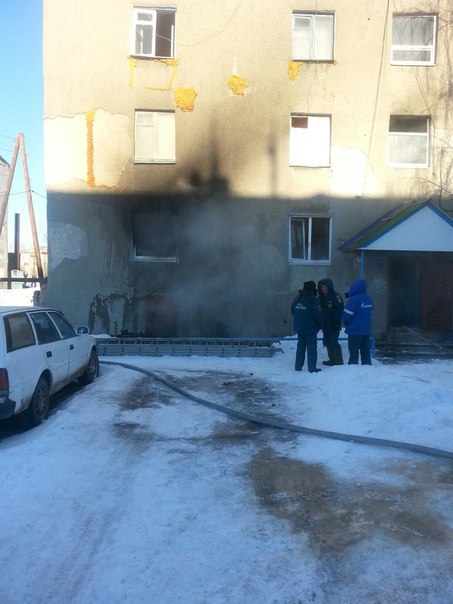 В поселке Новотуринский произошел крупный пожар - 16 марта 2016 года