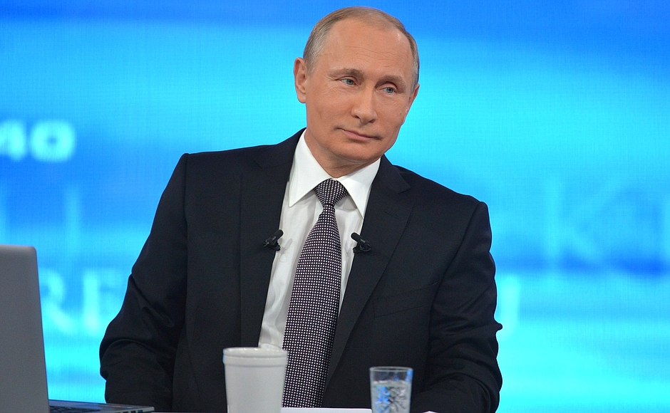 Горячая линия с Влдадимиром Путиным - 16 апреля 2015