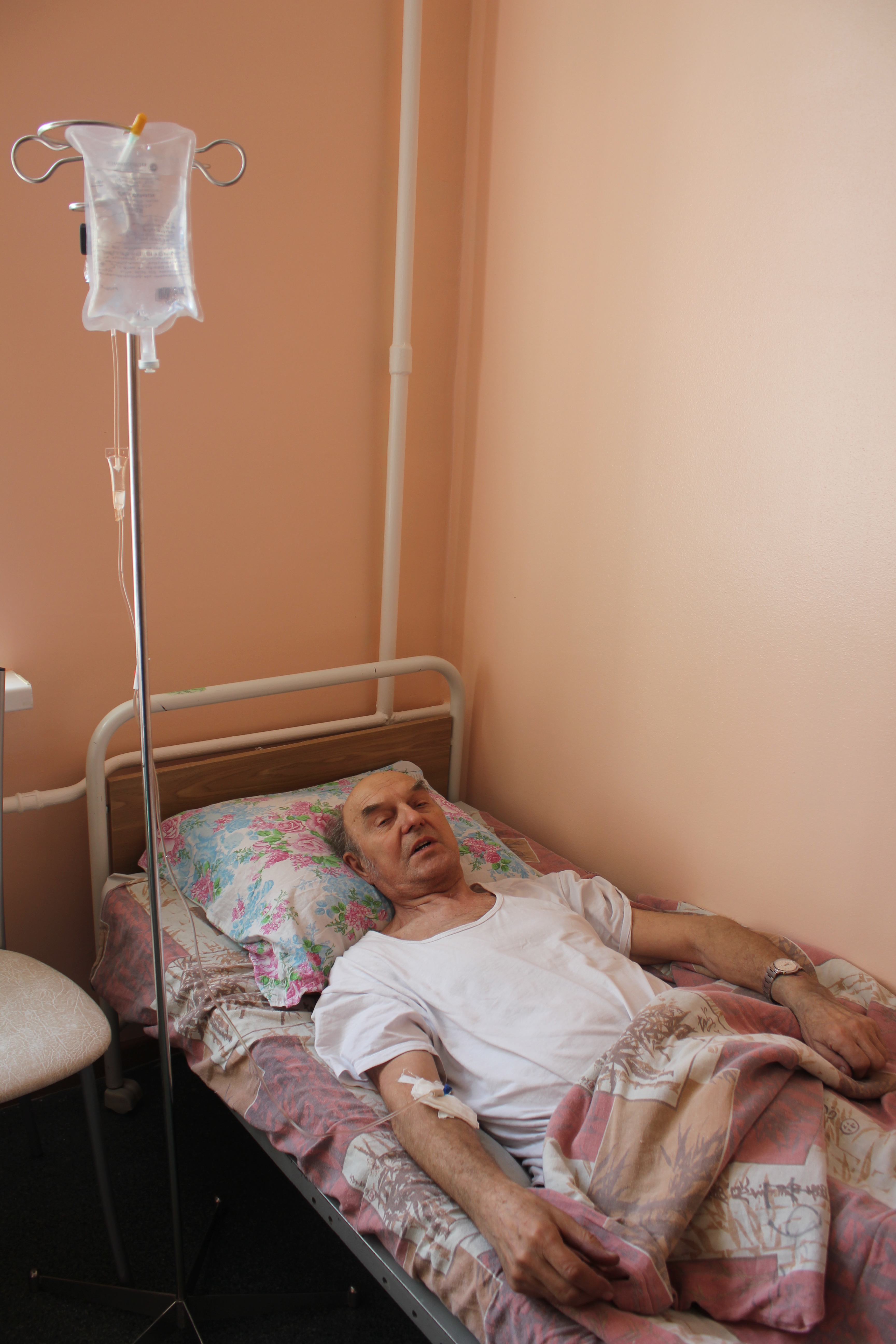 Виктор Курочкин в больнице