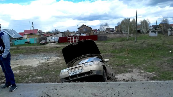 ДТП у поселка Винзили: у ВАЗ 2110 отказали тормоза - 26 апреля 2016 года