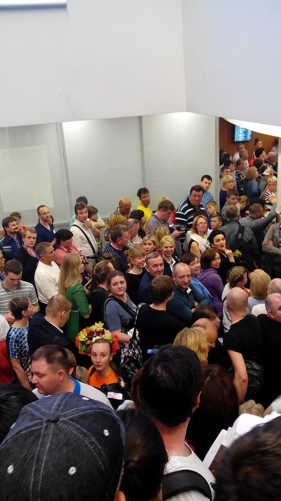 Аэропорт Шереметьево - отменены все рейсы - 30 мая 2015 года