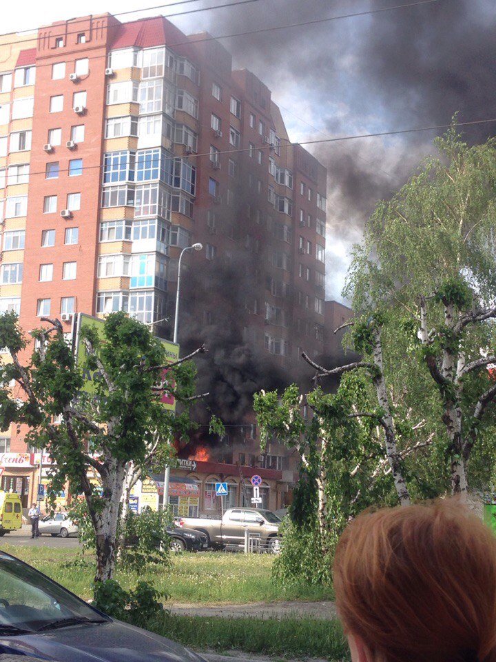 В Тюмени в районе Харьковской произошел пожар - 26 мая 2016 года