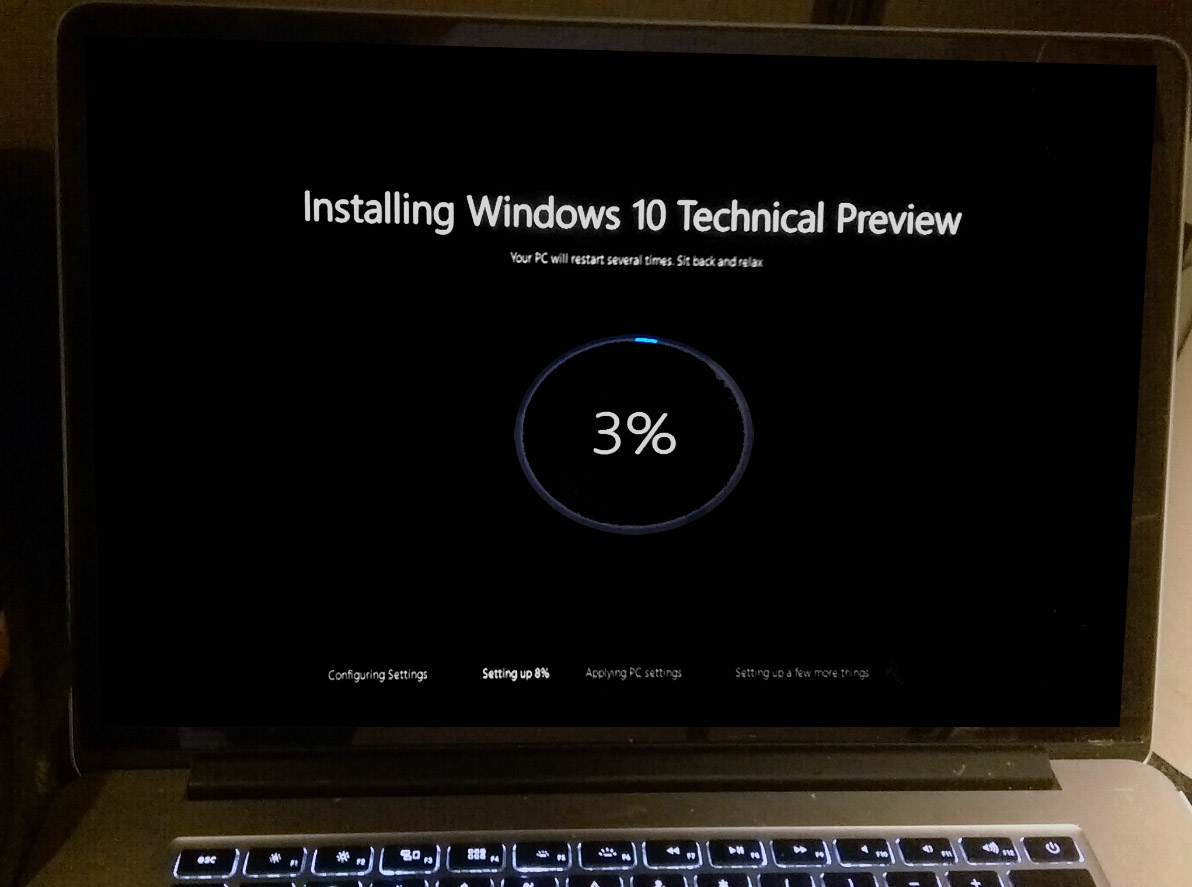 Так происходит обновление до Windows 10