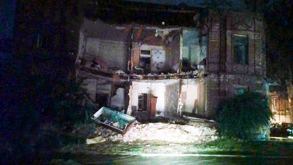 дом рухнул в Ростове
