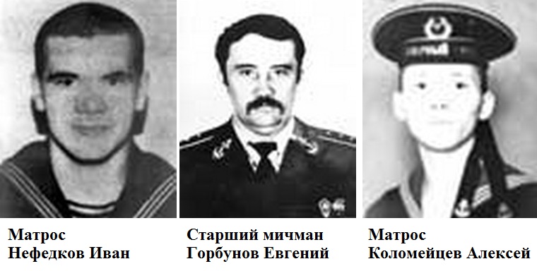 Жители Тюменской области, погибшие на подводной лодке Курск