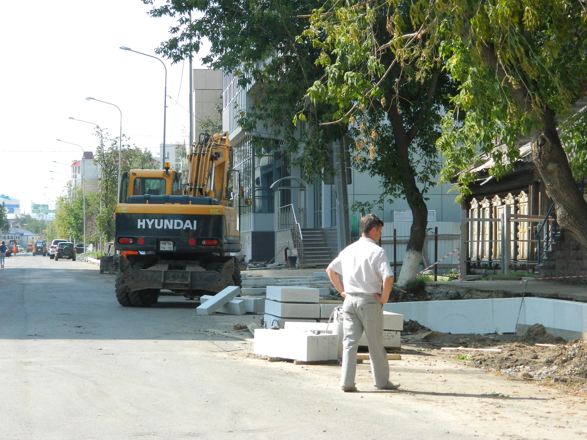 Строительство дорог в Тюмени - 2 августа 2016 года