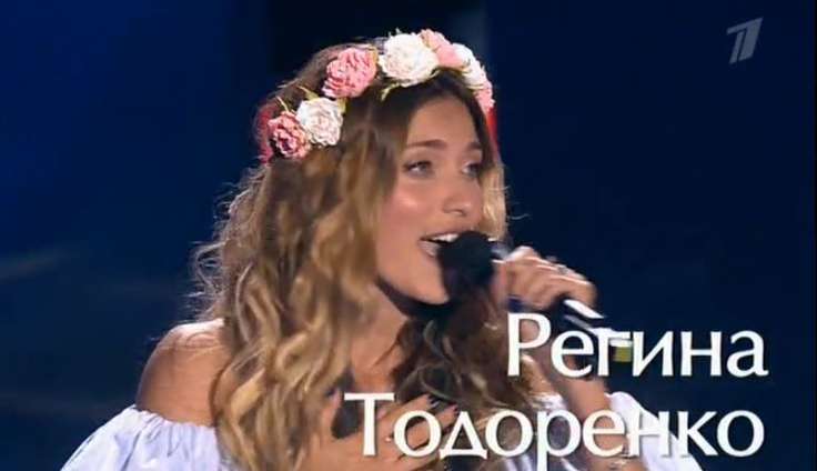 Регина Тодоренко на шоу «Голос 4» - 4 сентября 2015