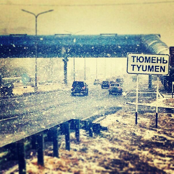В Тюмени выпал первый снег - 11 октября 2015
