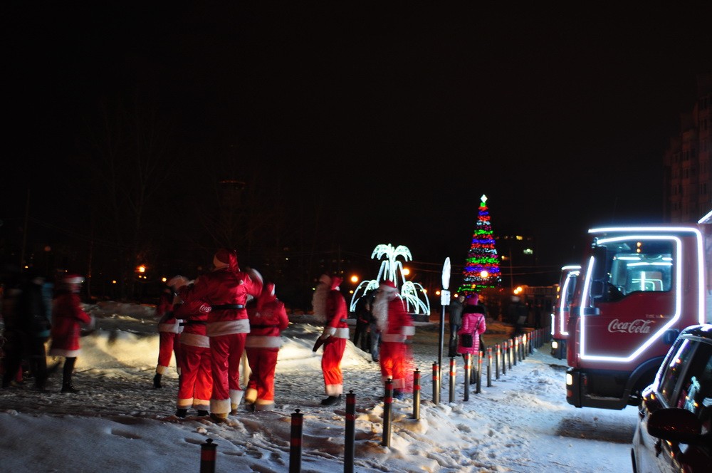 В Тюмени проедет рождественский караван от Coca-Cola - 22 декабря 2015 года