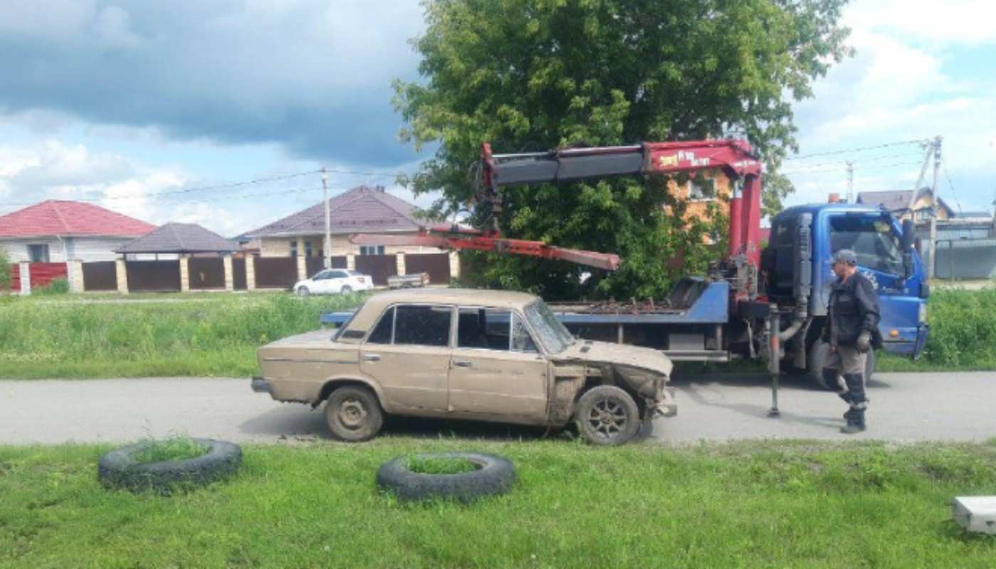 В тюменском селе задержан подросток за рулем автомобиля