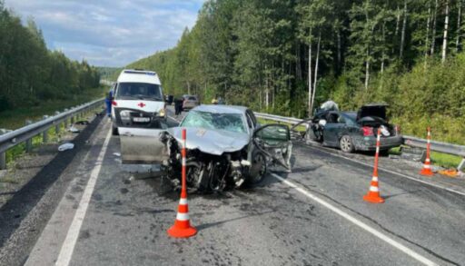 На тюменской трассе в ДТП пострадала семья с Ямала