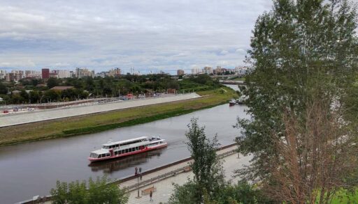 За месяц уровень воды в Туре вырос почти на 1 метр