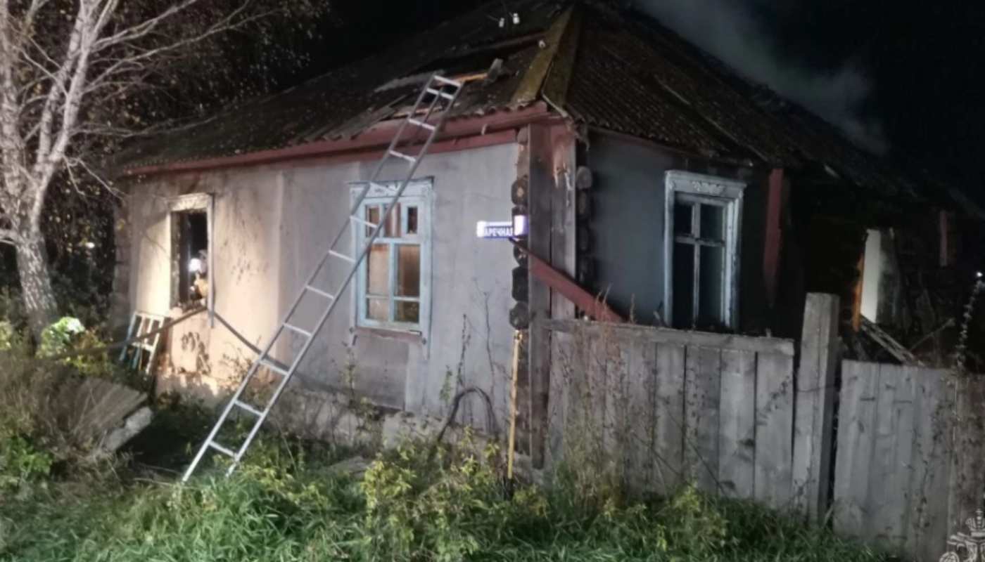 В тюменской деревне на пожаре погиб человек