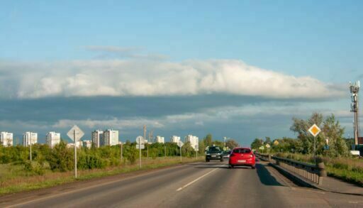 На трех участках трассы Тюмень - Омск ограничено движение
