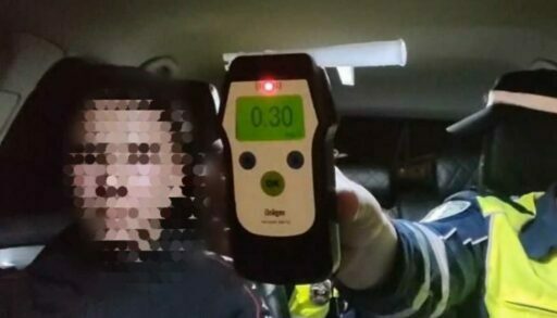 Ночью под Тюменью инспекторы ГИБДД задержали за рулем пьяного подростка