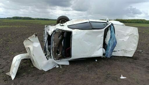 Под Тюменью в ДТП погиб водитель «Тойоты»-перевертыша