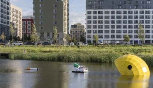 На тюменском озере появился "пожиратель мусора"