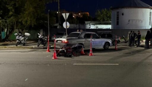 ДТП в Тобольске: 16-летний мотоциклист угодил под автомобиль