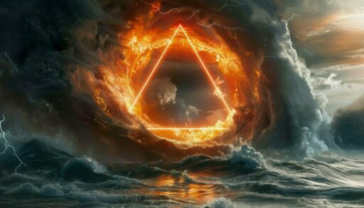 треугольник волны океан