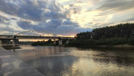 С начала августа Тура в Тюмени обмелела на 35 см