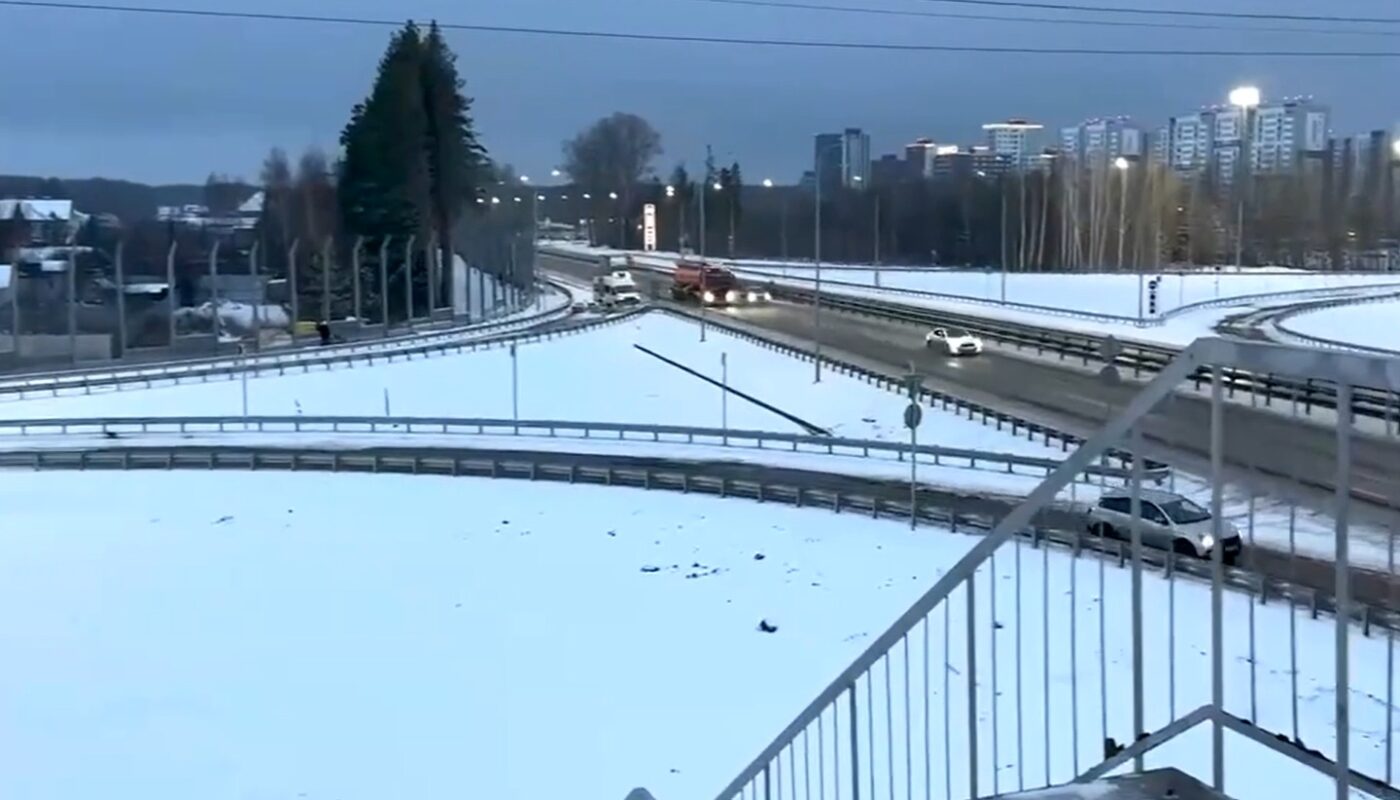 В Тюмени на развязке на Червишевском тракте открыли движение по новым съездам