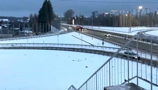В Тюмени на развязке на Червишевском тракте открыли движение по новым съездам