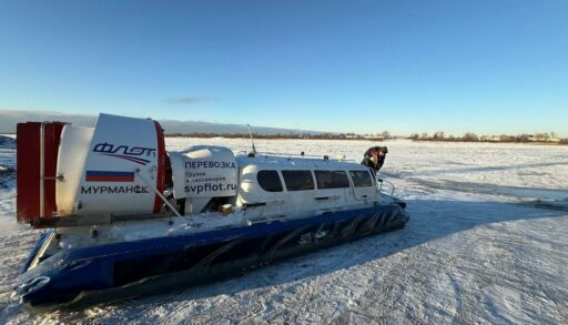 На переправе через Иртыш будет курсировать судно на воздушной подушке