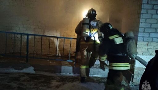 Из горящего дома в тюменском селе пожарные спасли 5 человек